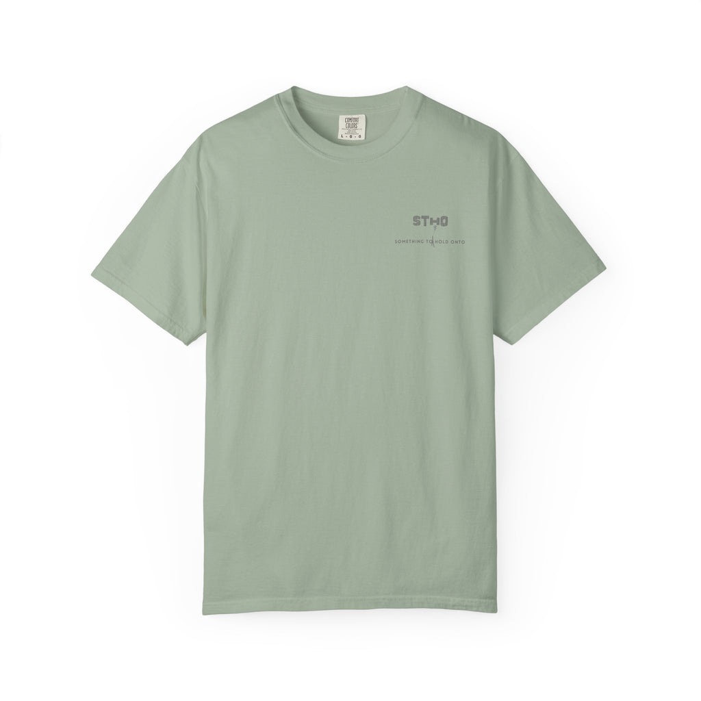 Brick red unisex Reach Tee heavyweight cotton t-shirt, front view